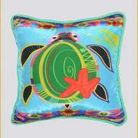 Bubble - Viscose Crepe Digital Print Pillow Cushion (7413902704836)