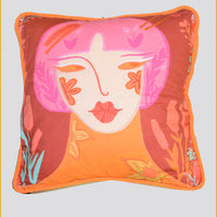 Yoko - Viscose Crepe Digital Print Pillow Cushion (7413896904900)