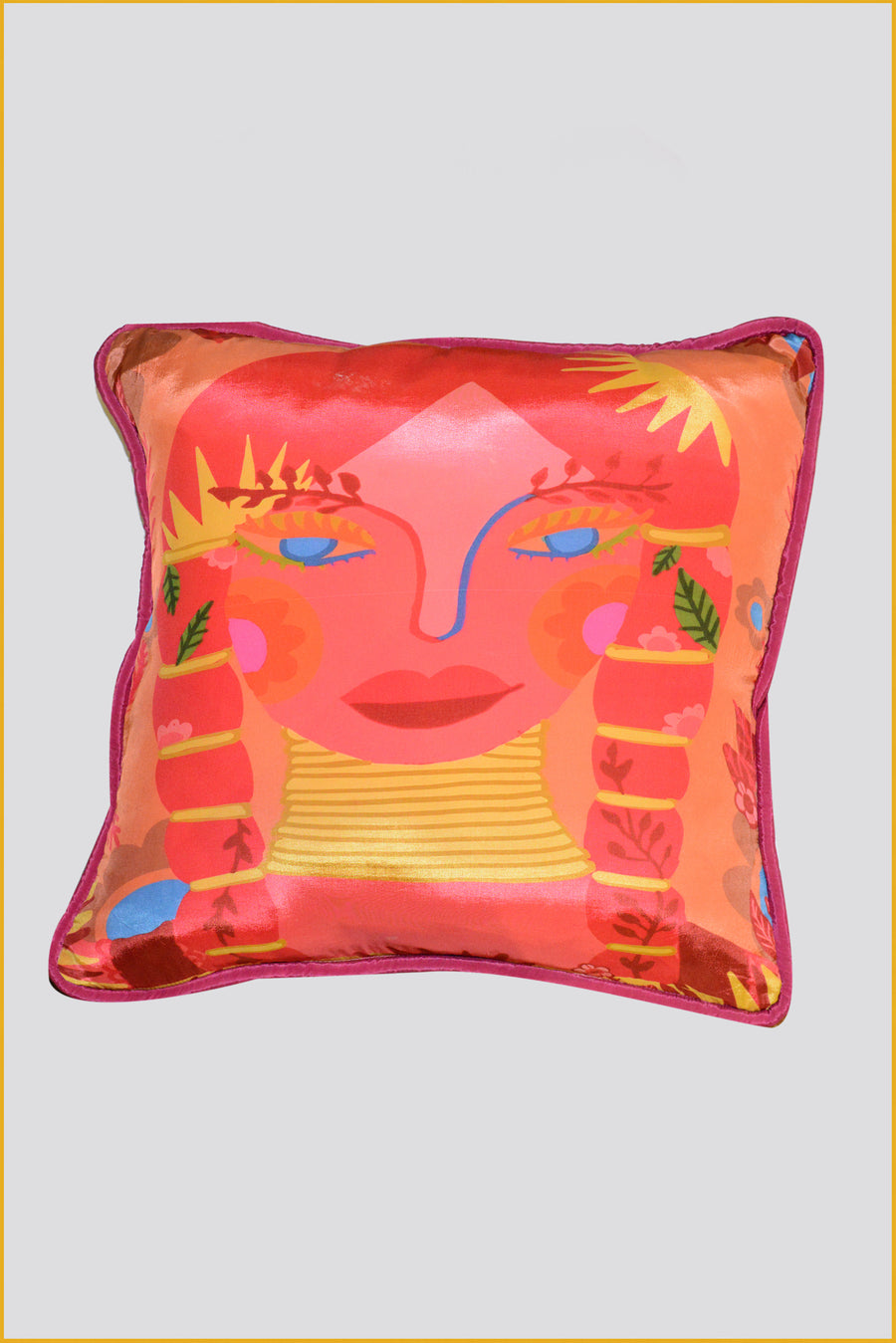 Viscose Crepe Digital Print Pillow Cushion (7413587378372)