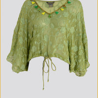 Johanna - Chiffon Hand Embroidery Blouse (7479419207876)