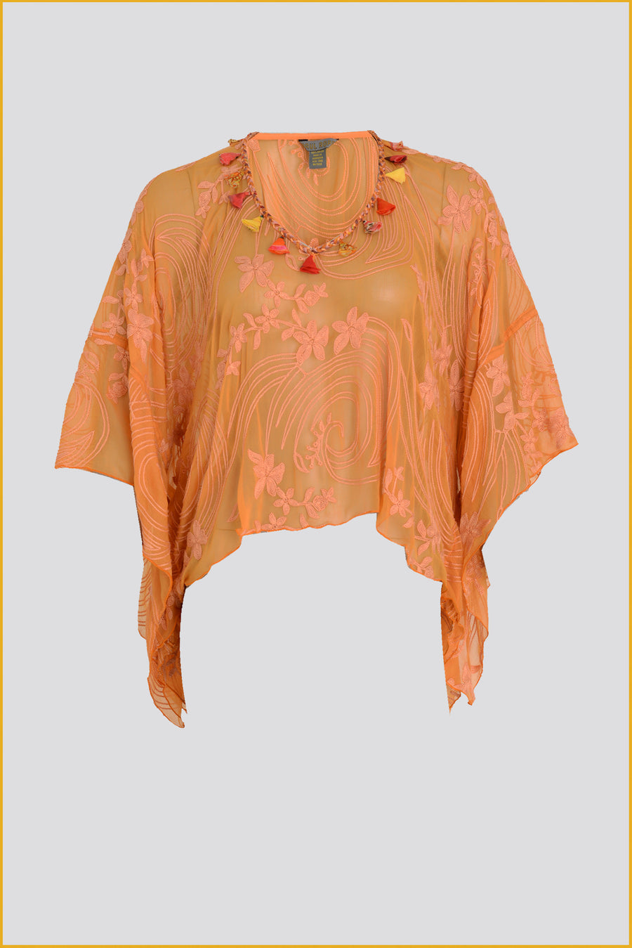 Gwen - Chiffon Hand Embroidery Top (7479426547908)