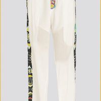 Cairo - Cotton Voile Digital Print Long Pants With Hand Carved Bone Buttons (7390322065604)