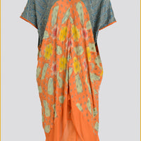 Veerle - Hand Cut Silk Hand Painted Kaftan (7424167968964)