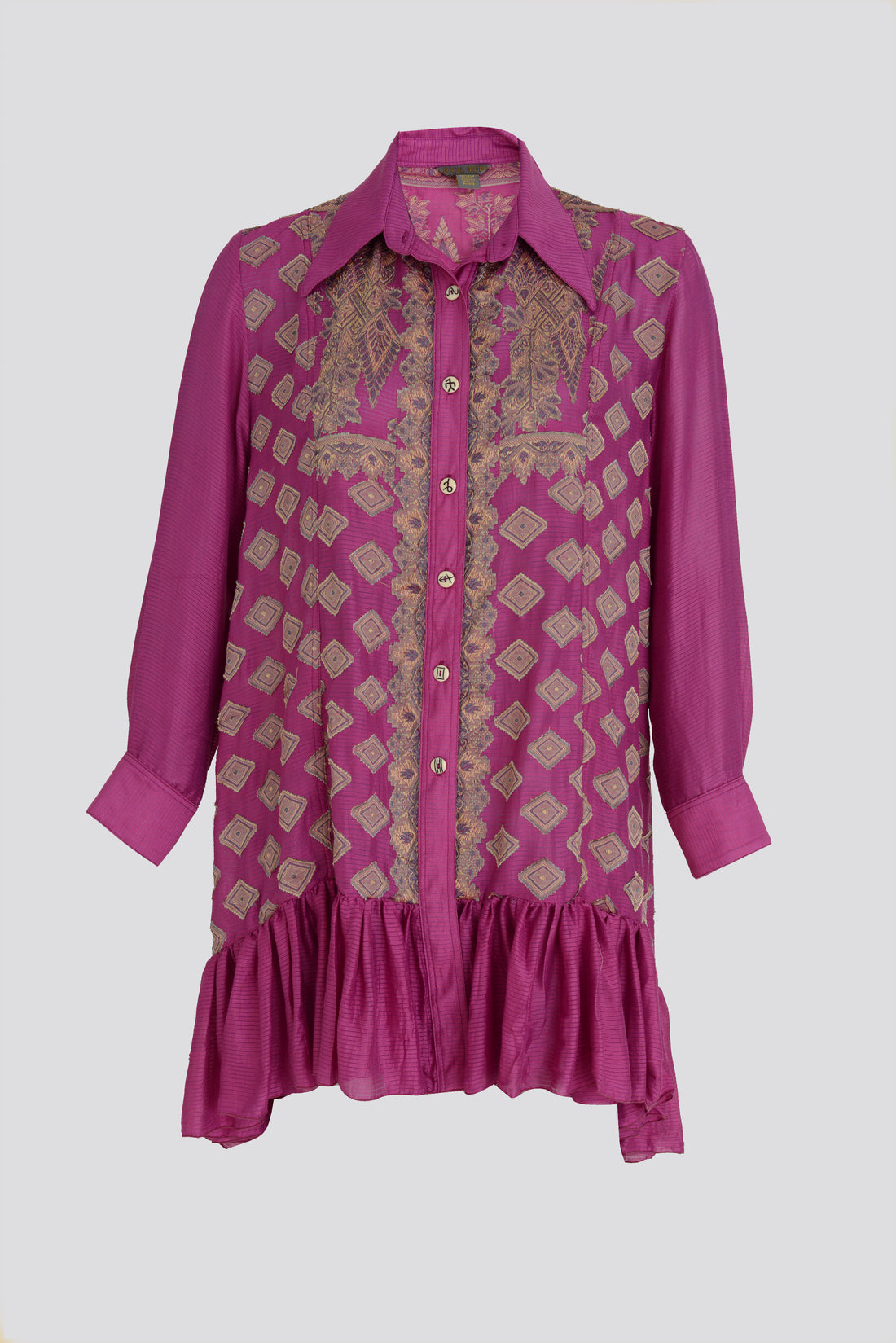 Honora Silk Shirt Dress (7643100348612)