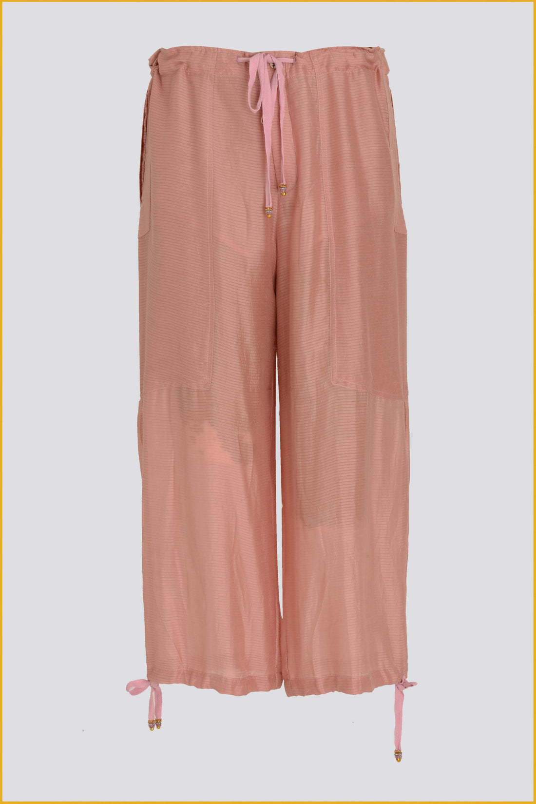 Ellen - Cotton Silk Solid Pants (6974664081604)