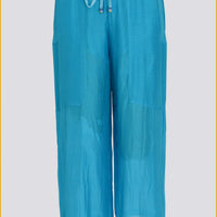 Ellen - Cotton Silk Solid Pants (6974664081604)