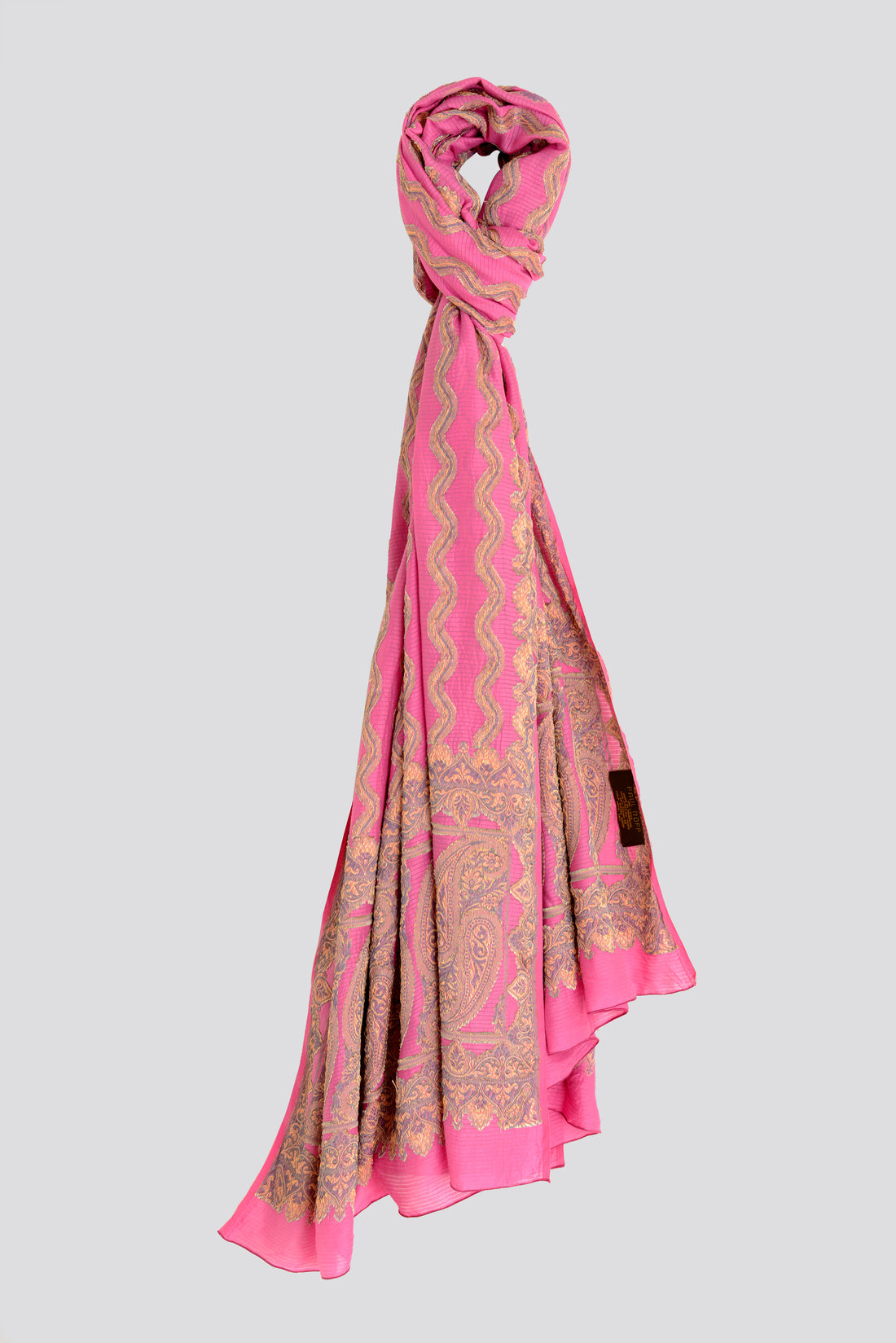 Angulata Silk Shawl