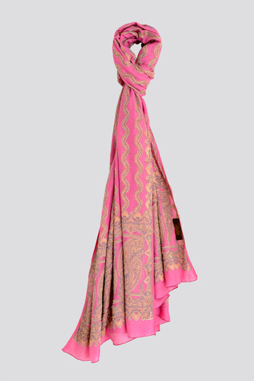 Angulata Silk Shawl