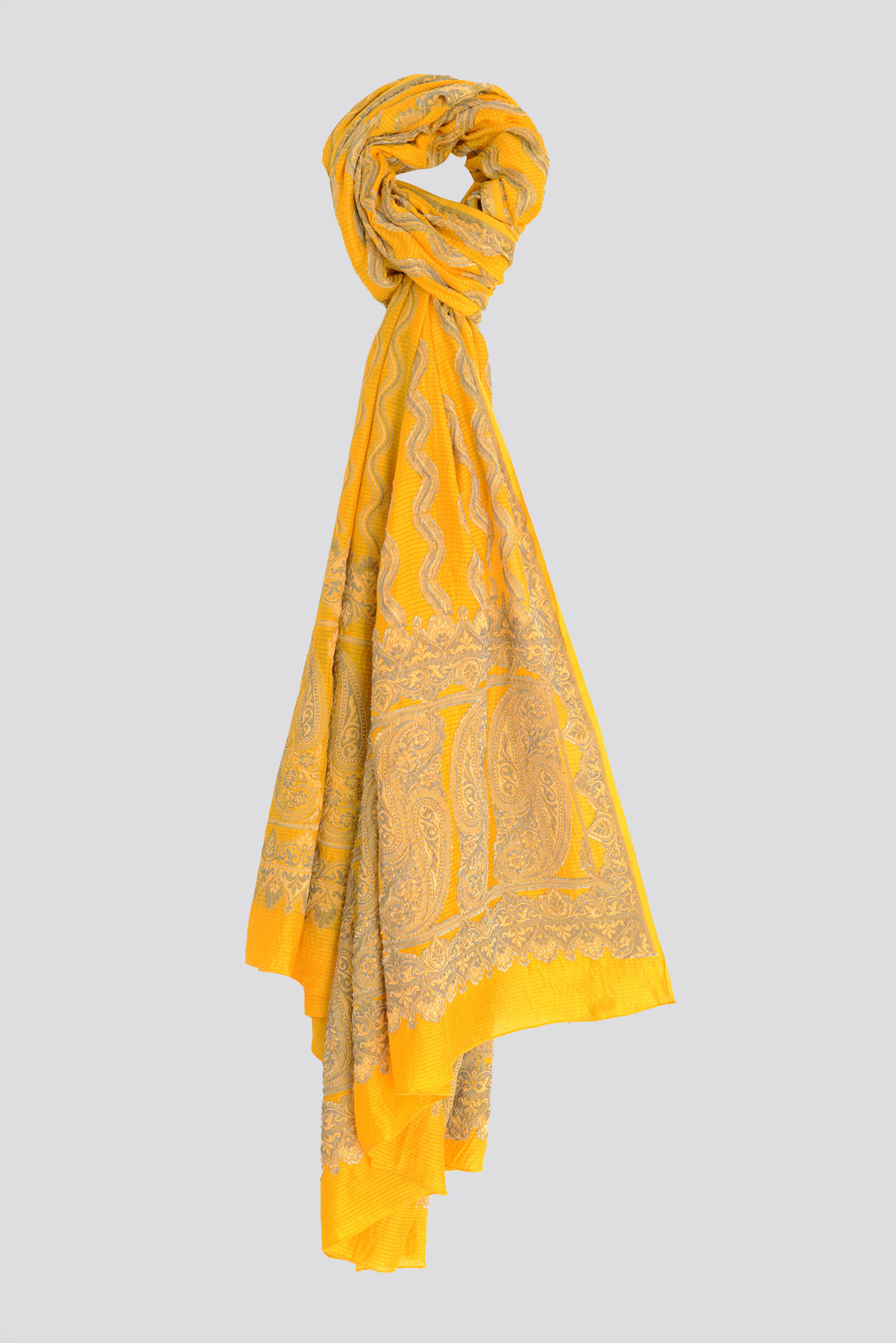 Angulata Silk Shawl