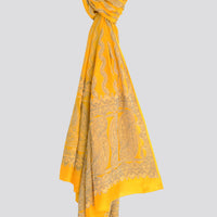 Angulata Silk Shawl