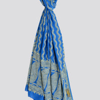 Angulata Silk Shawl