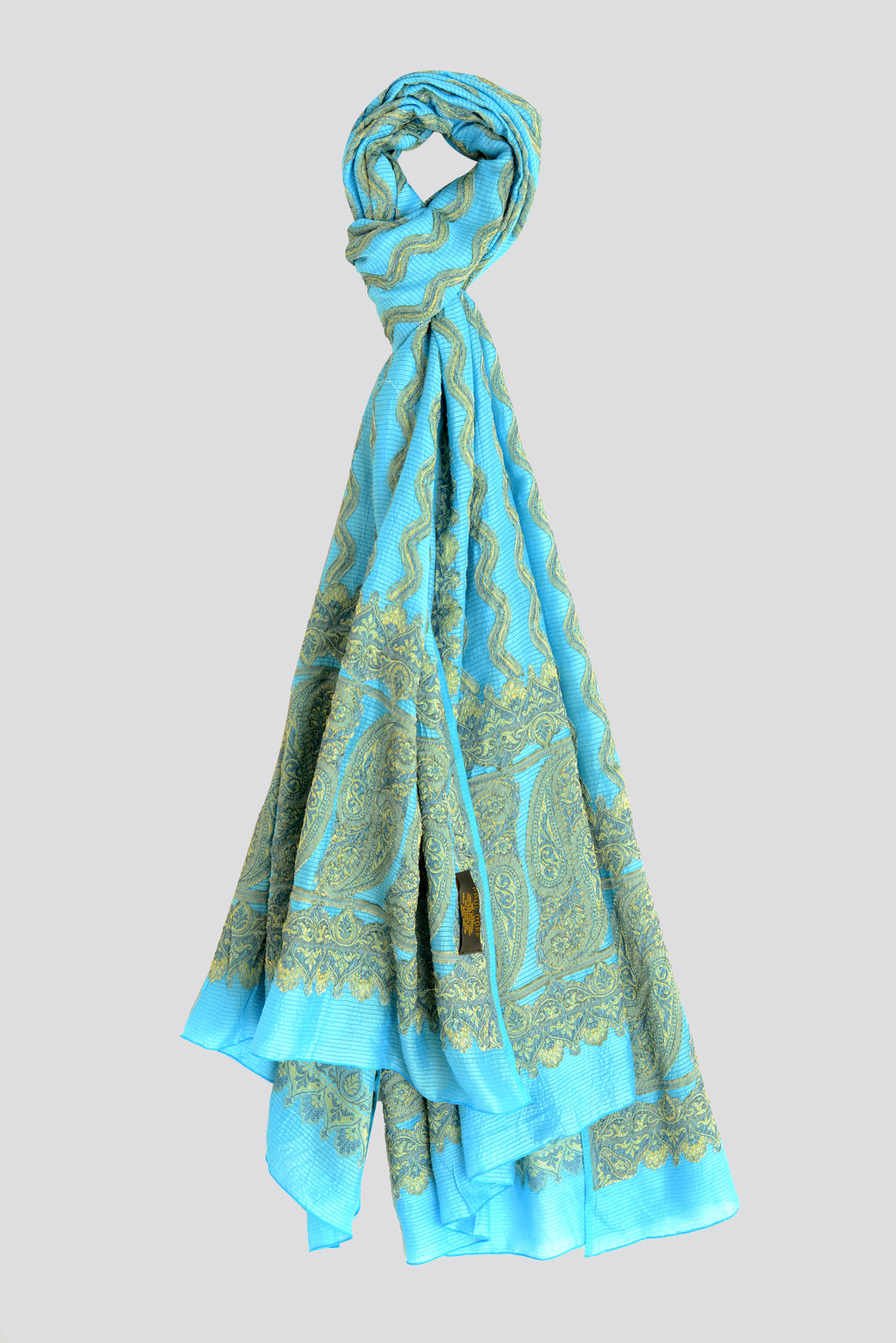 Angulata Silk Shawl