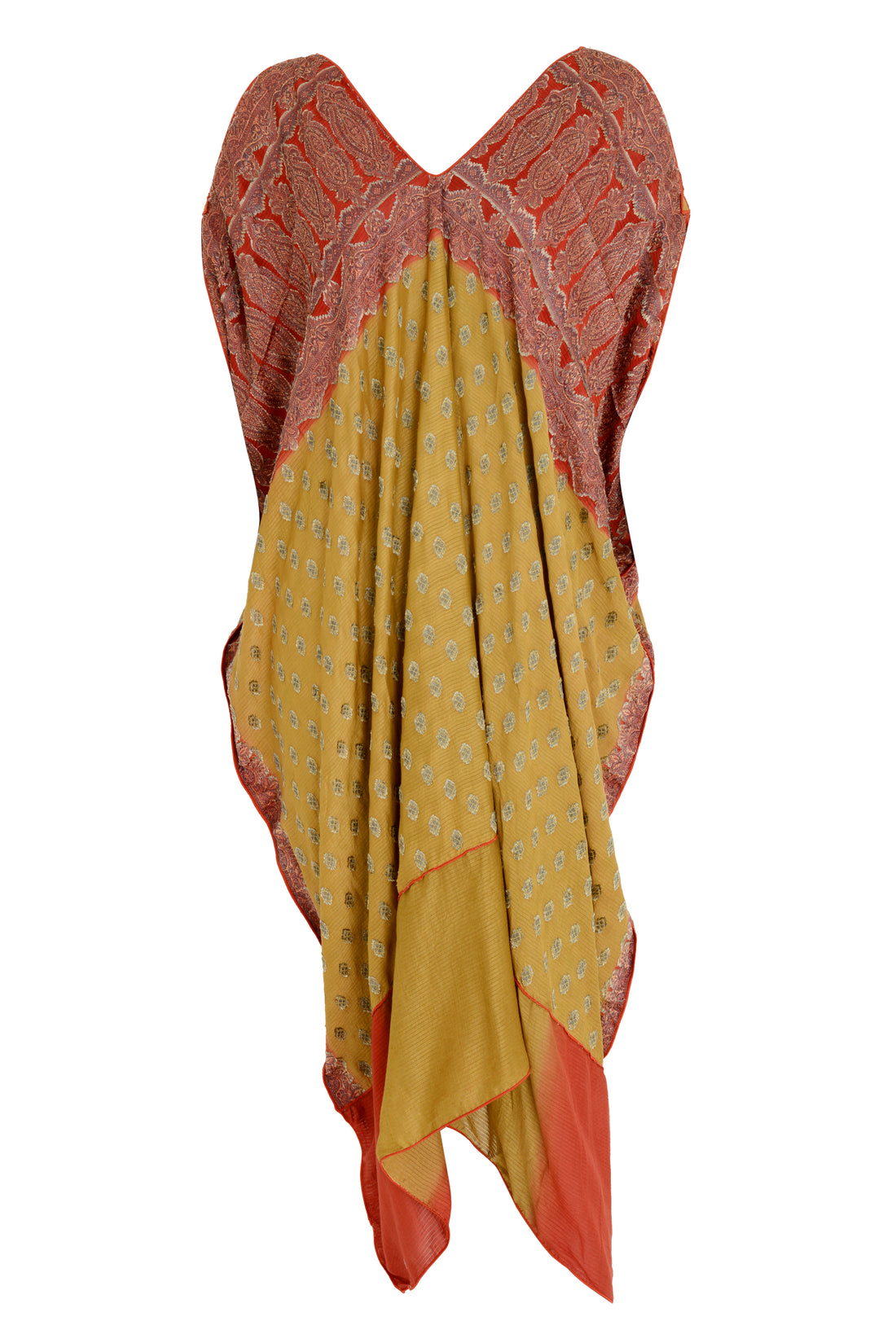 Safalina - Hand Cut Silk Degrade Long Dress (7120810475716)