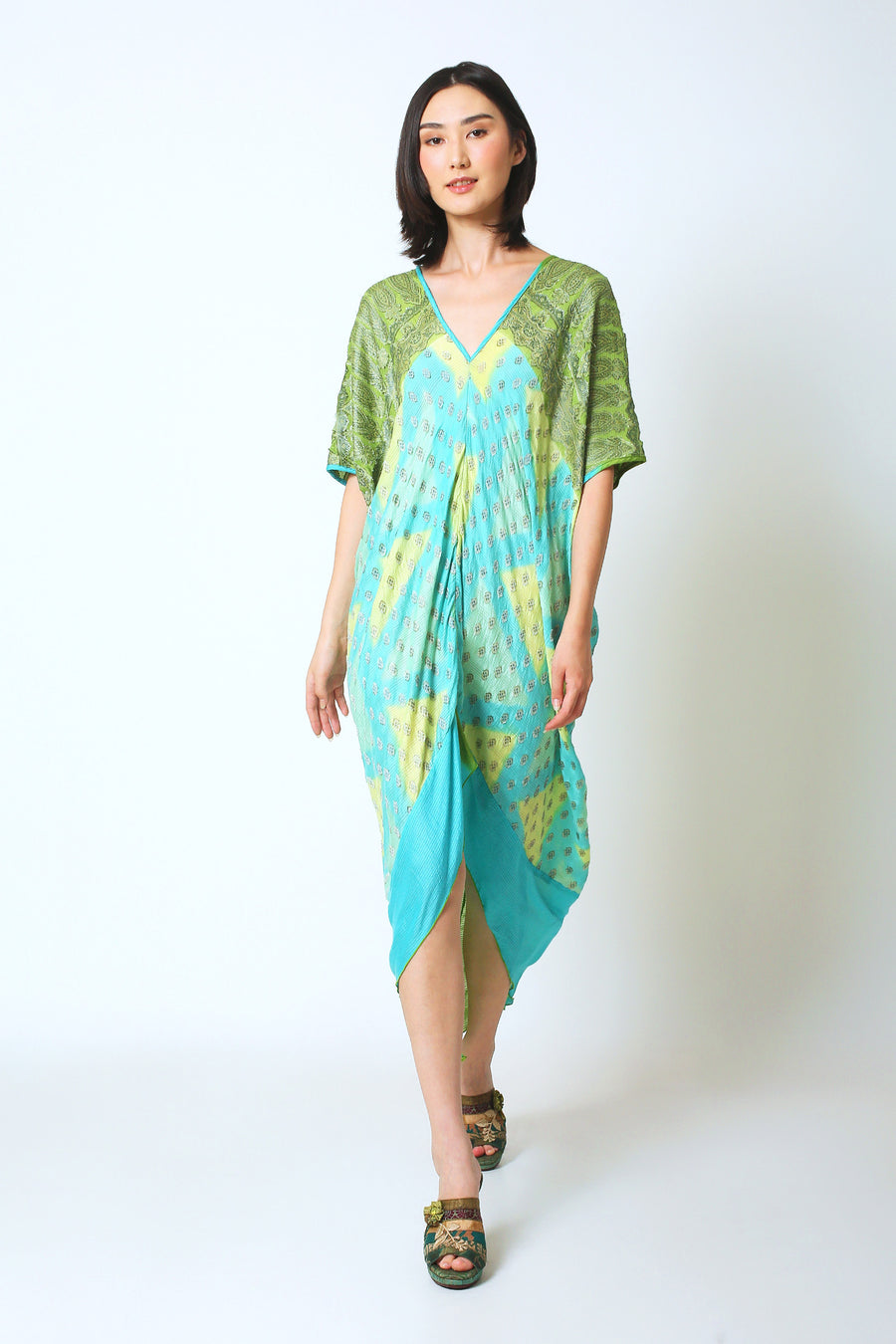 Veerle Silk Hand Kaftan (7424167968964)