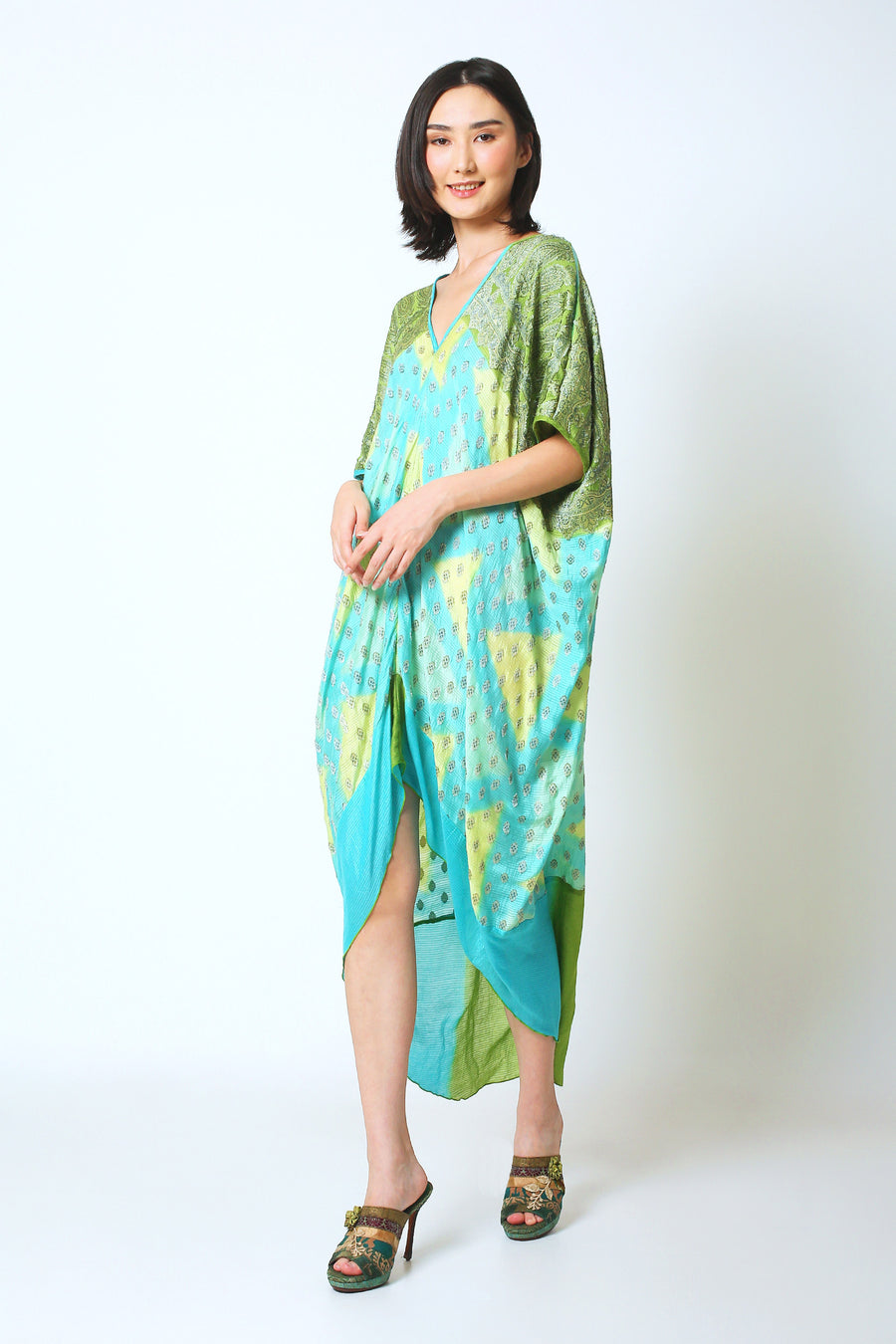 Veerle Silk Hand Kaftan (7424167968964)