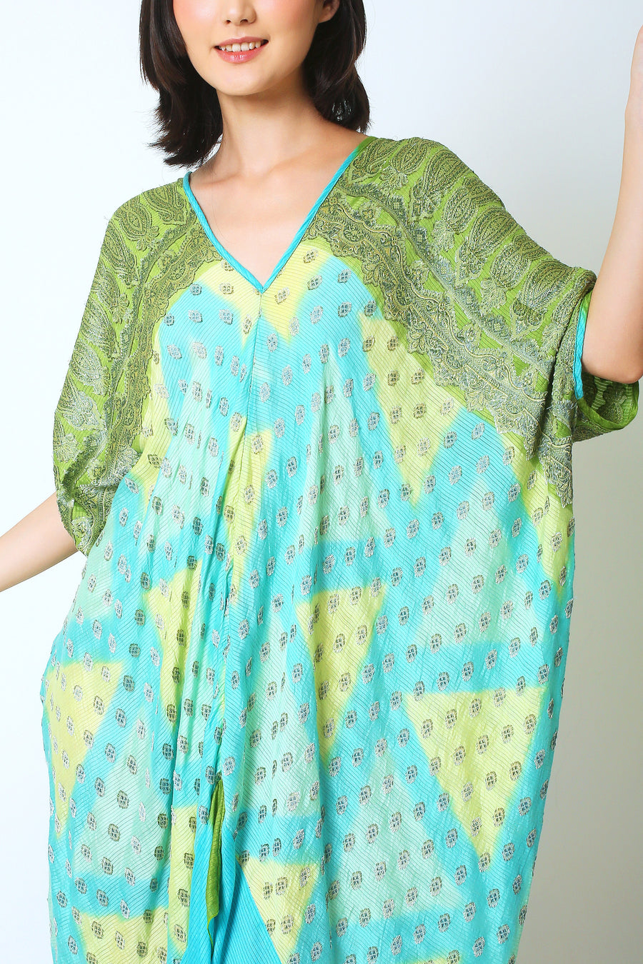 Veerle Silk Hand Kaftan (7424167968964)