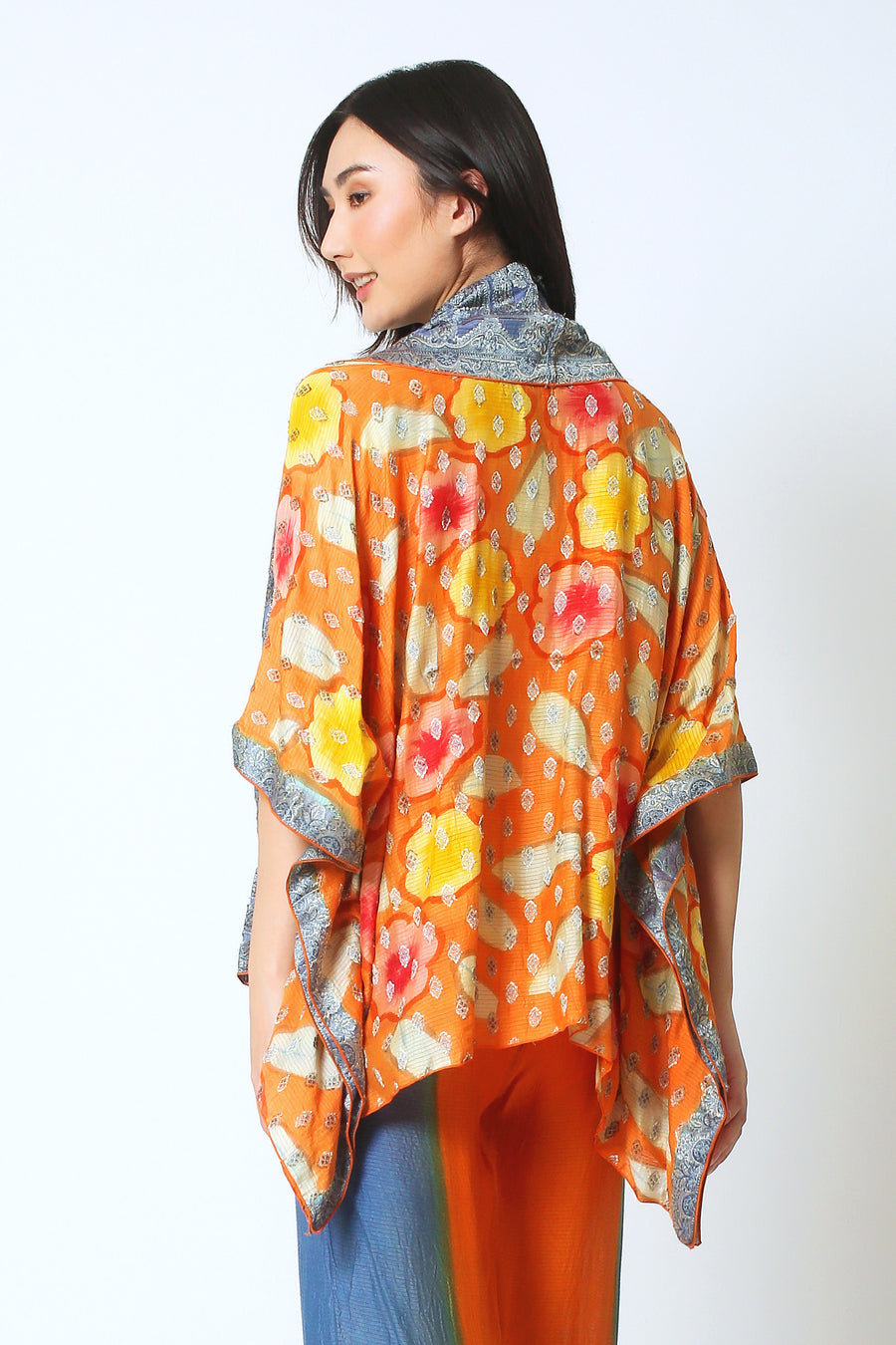 Florentia Silk Short Cape (7420182429892)