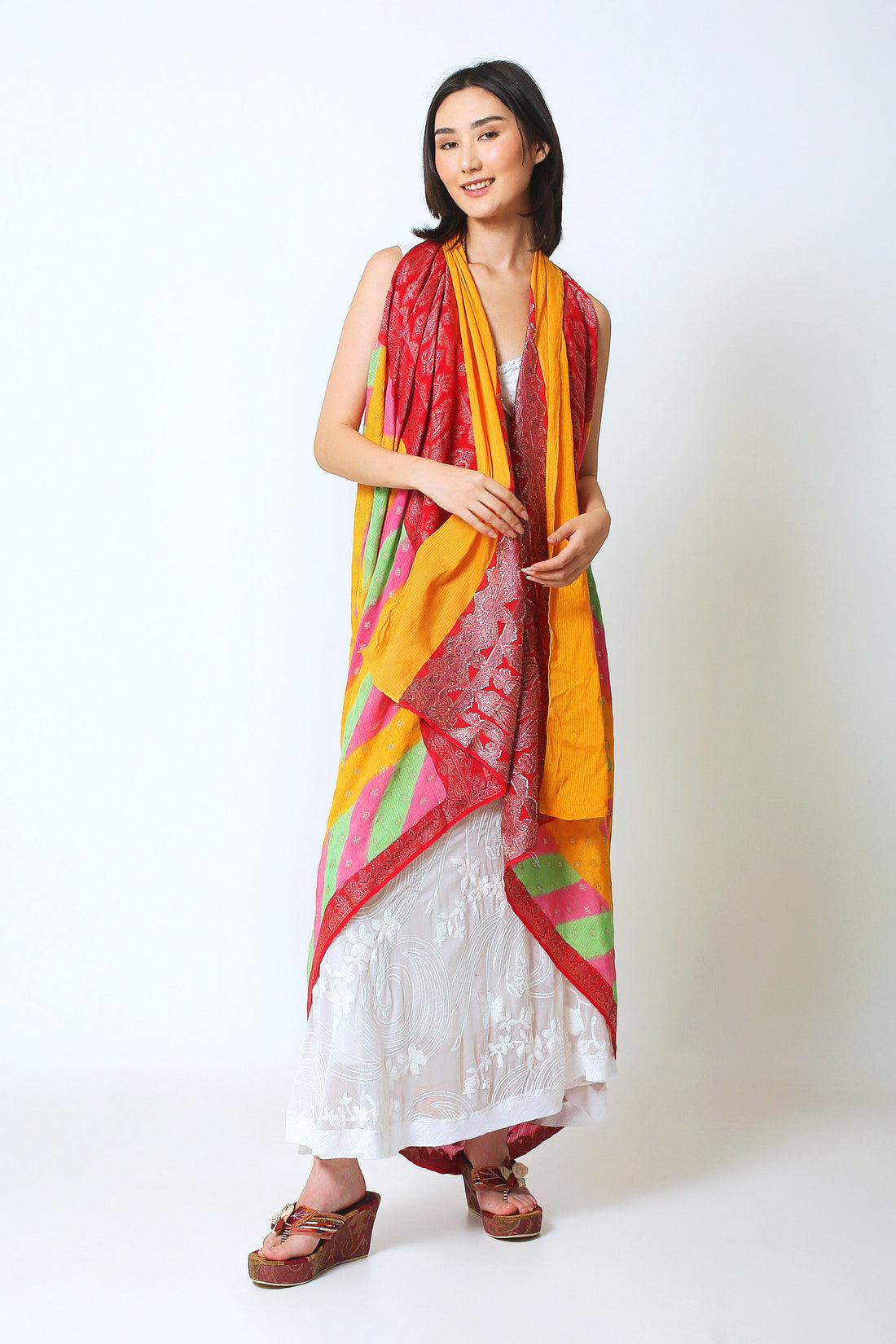 Carica Silk Shawl (7406557561028)