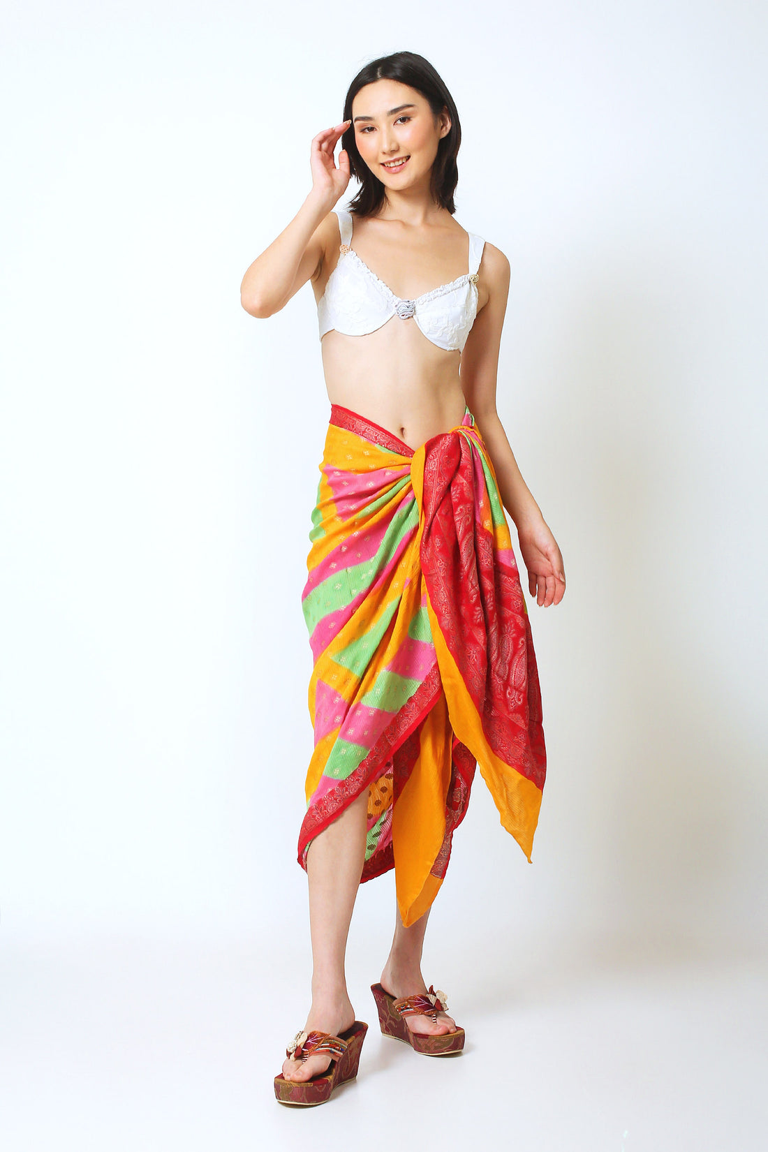 Carica Silk Shawl (7406557561028)