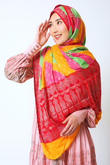 Carica Silk Shawl (7406557561028)