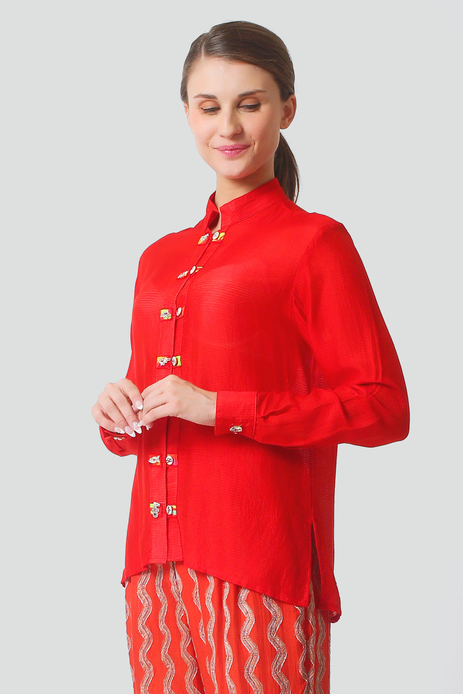 Karen Silk Shirt (7644369977540)