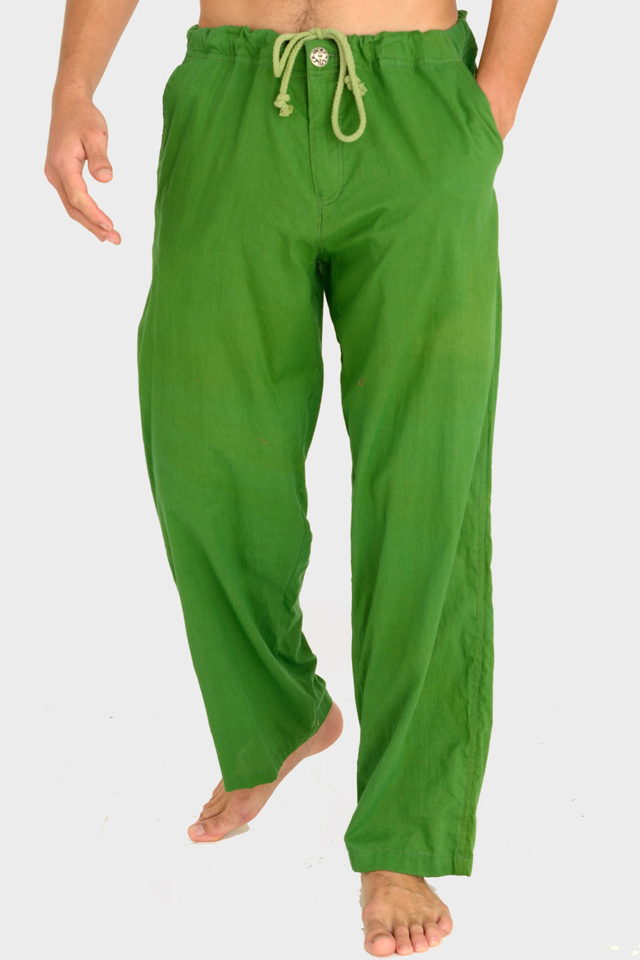 Miguel - Cotton Voile Solid String Long Pants (7390323605700)