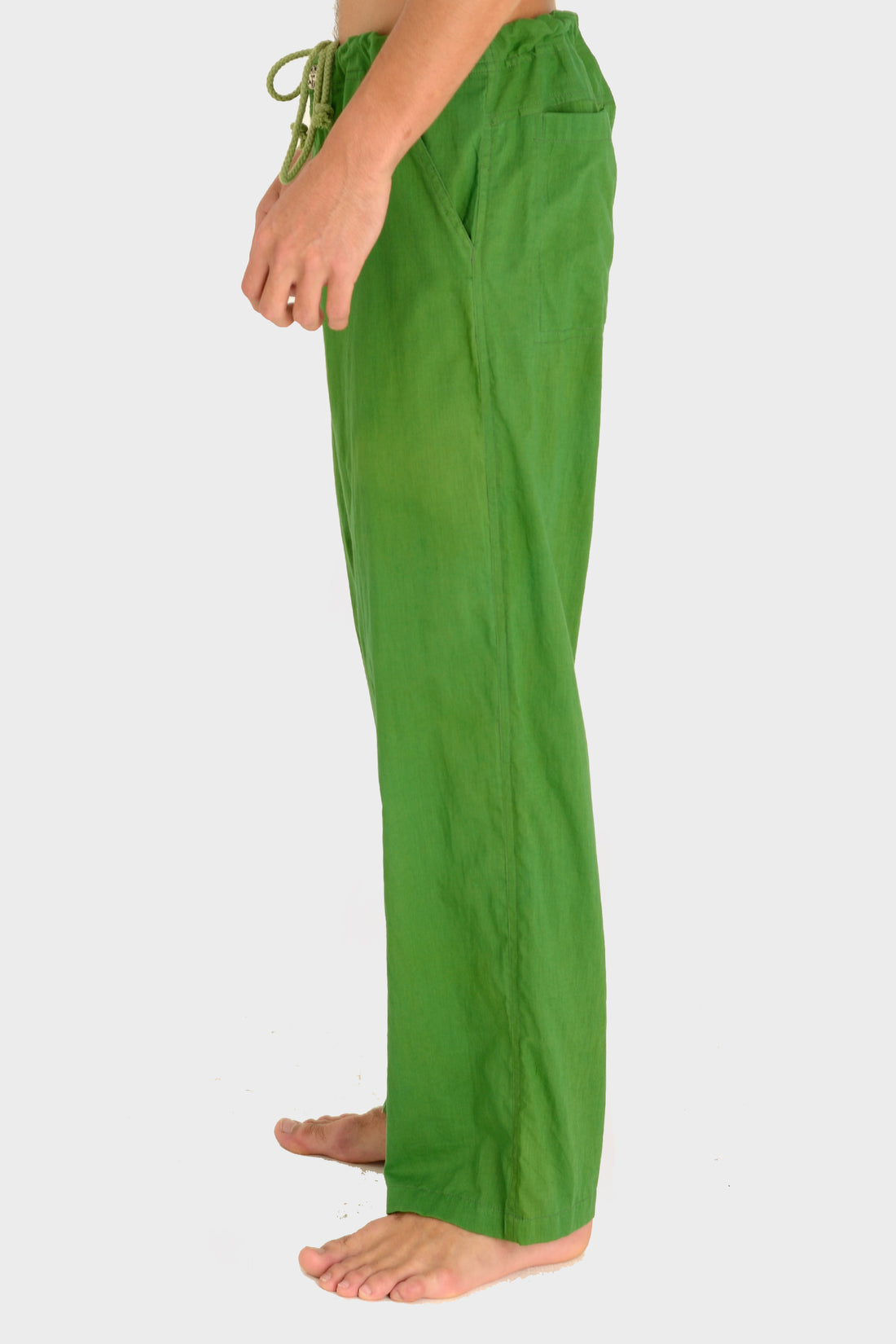 Miguel - Cotton Voile Solid String Long Pants (7390323605700)