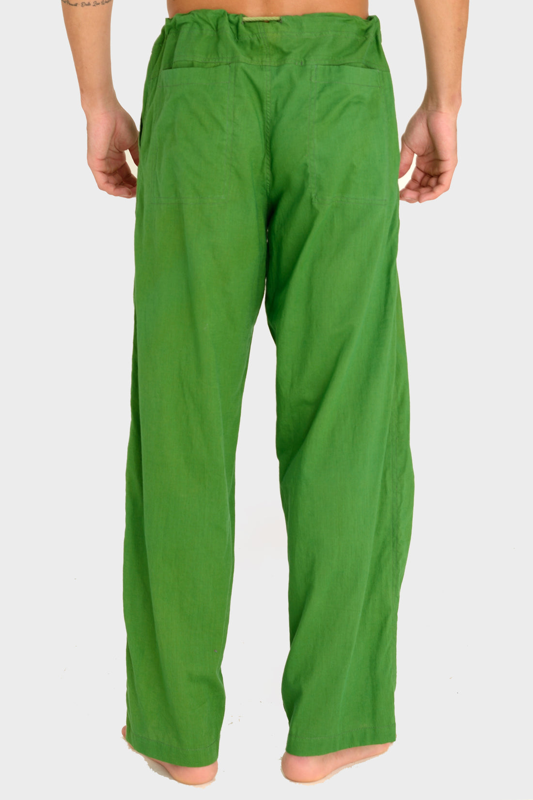 Miguel - Cotton Voile Solid String Long Pants (7390323605700)