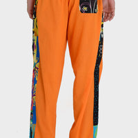 Cairo - Cotton Voile Digital Print Long Pants With Hand Carved Bone Buttons (7390322065604)