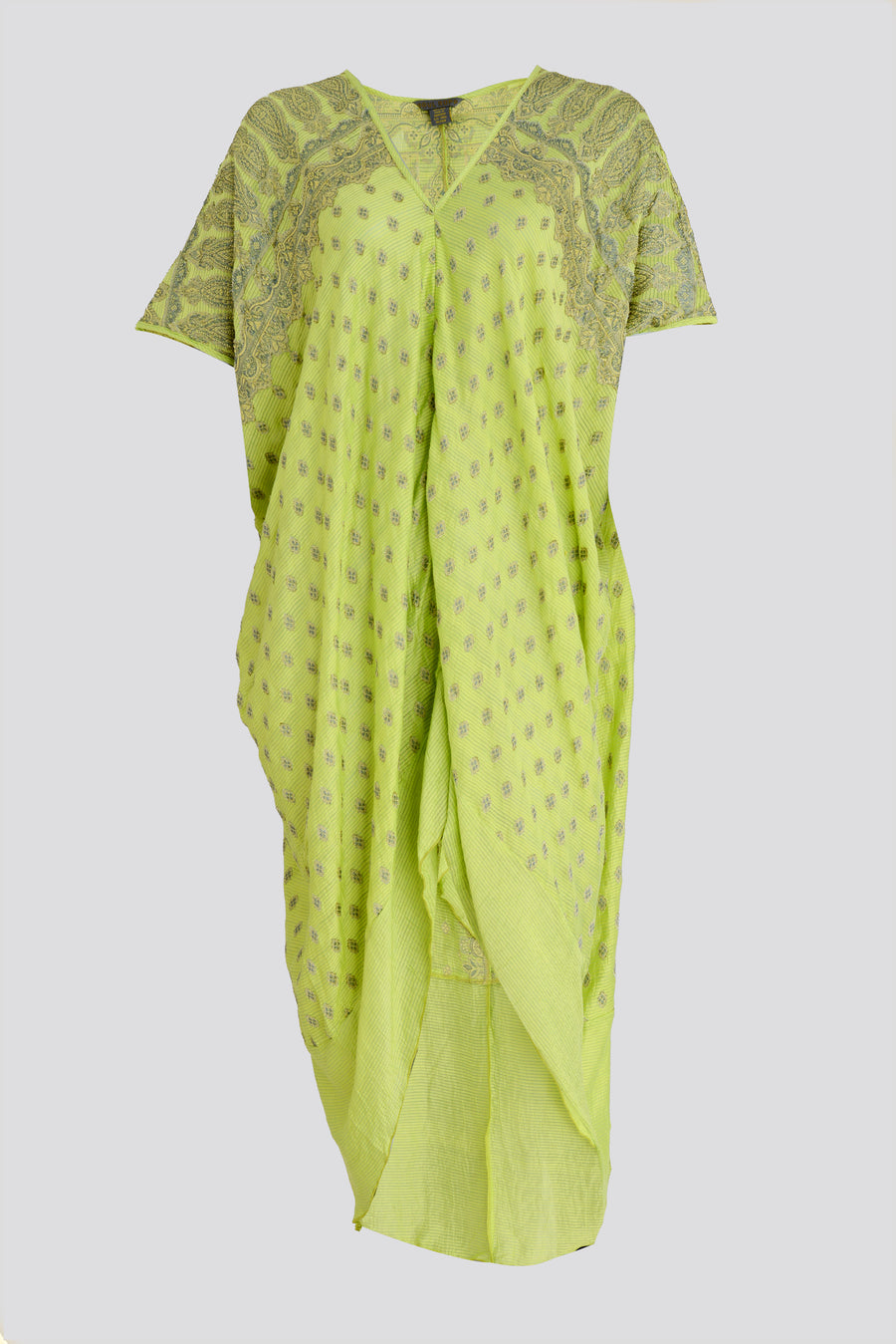 Annette Silk Kaftan Dress (2403167305833)