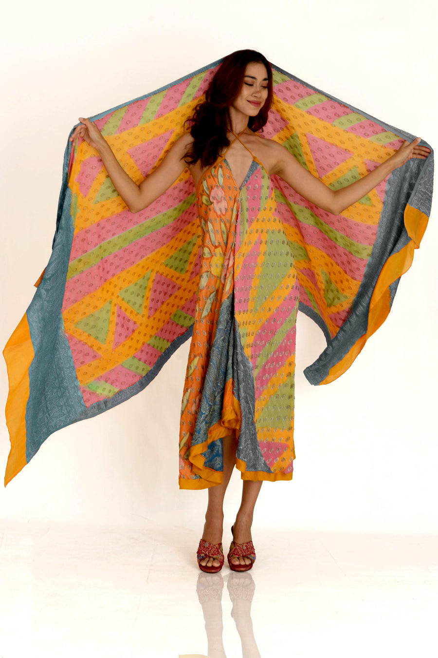 Carica Silk Shawl (7406557561028)