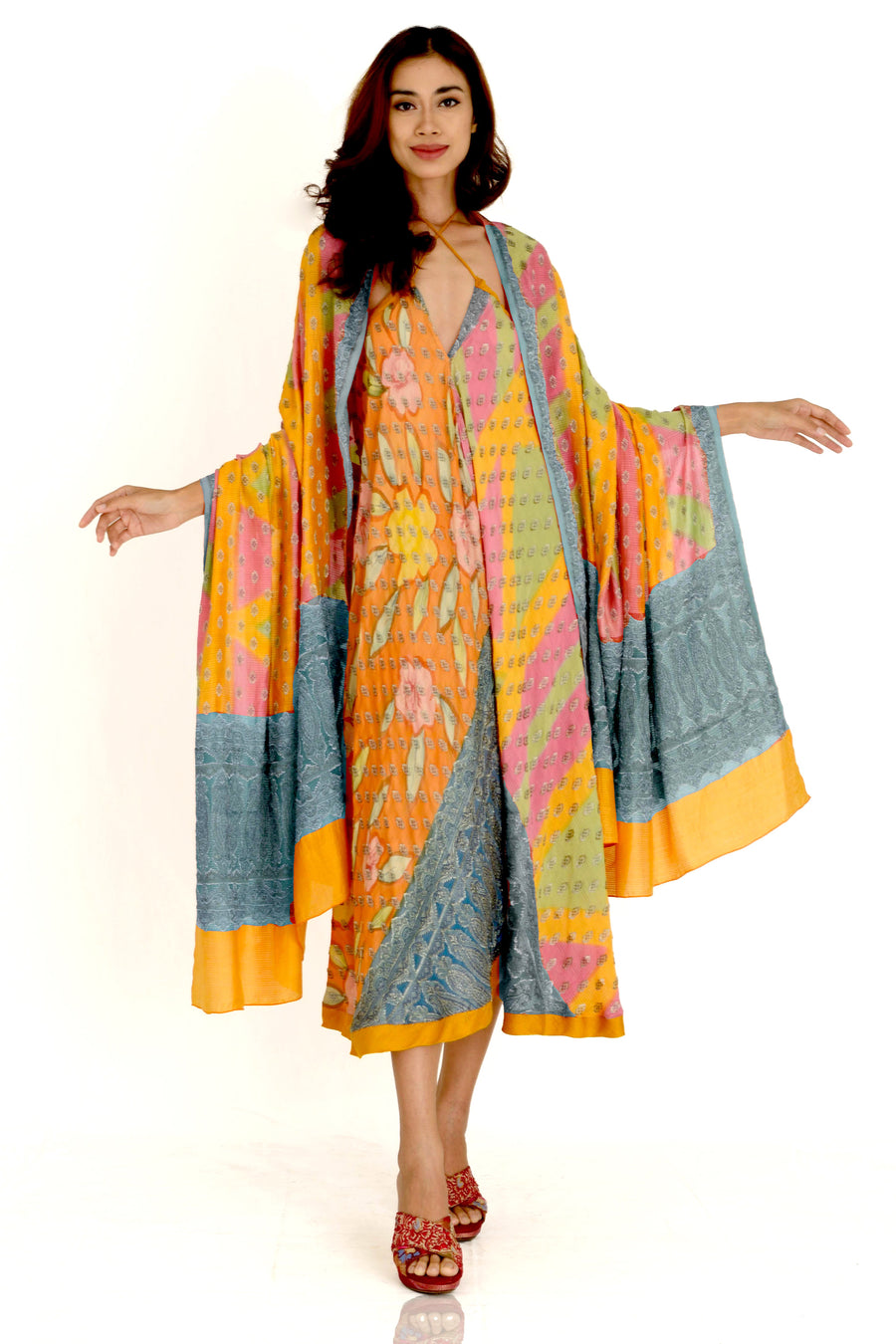 Carica Silk Shawl (7406557561028)