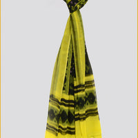 Shelvia - Chiffon Print Scarf - Forest (4737173651561)