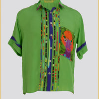 Brandon - Rayon Crepe Digital Print Men Shirt With Hand Carved Bone Buttons (7390315741380)