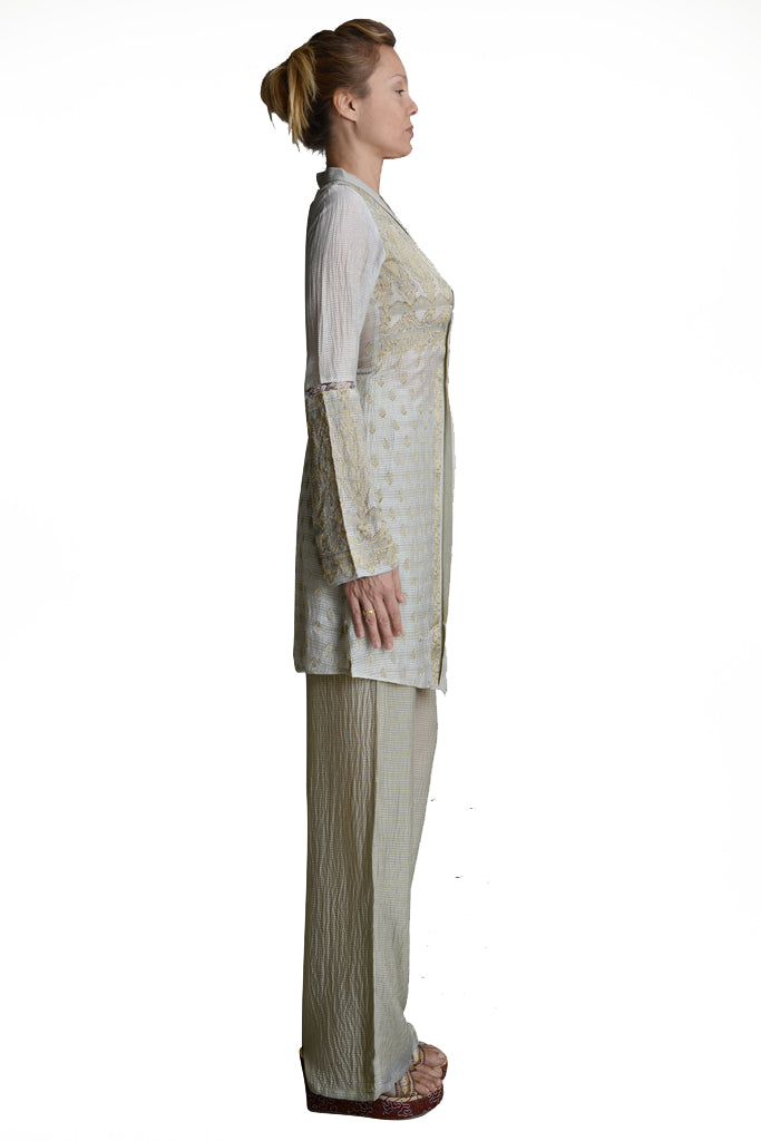 Kebaya - Hand Cut Silk Jacket (4341409316969)