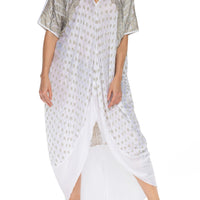 Annette Kaftan Silk Dress - Hand Cut Silk (2403167305833)