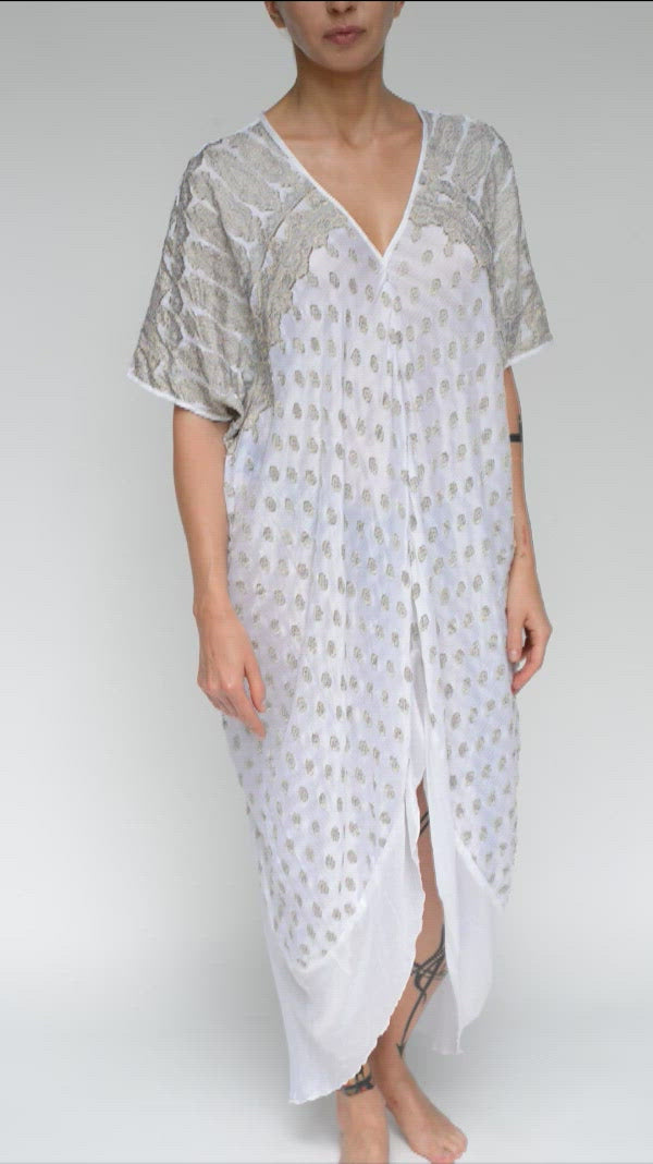 Annette Silk Kaftan Dress