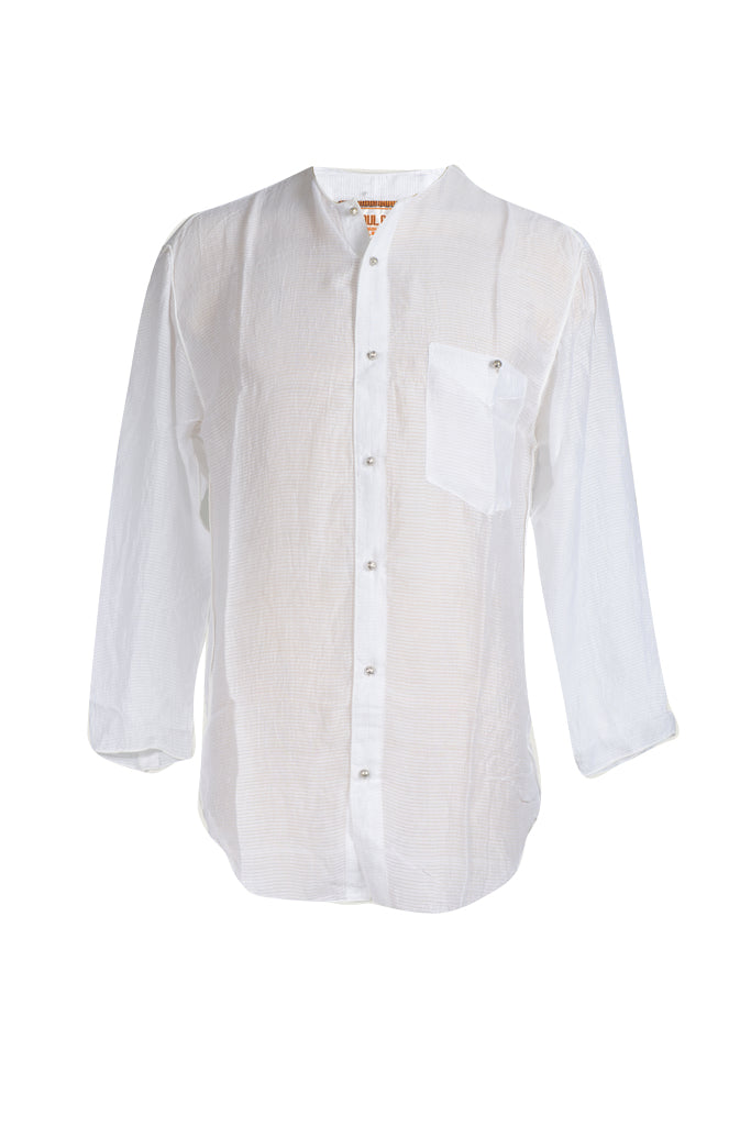 Peter - Silk Cotton Men's Shirt (4498111037545)