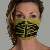 Deeley - Cotton Flanel Wool Embroidery Face Mask (4753530847337)