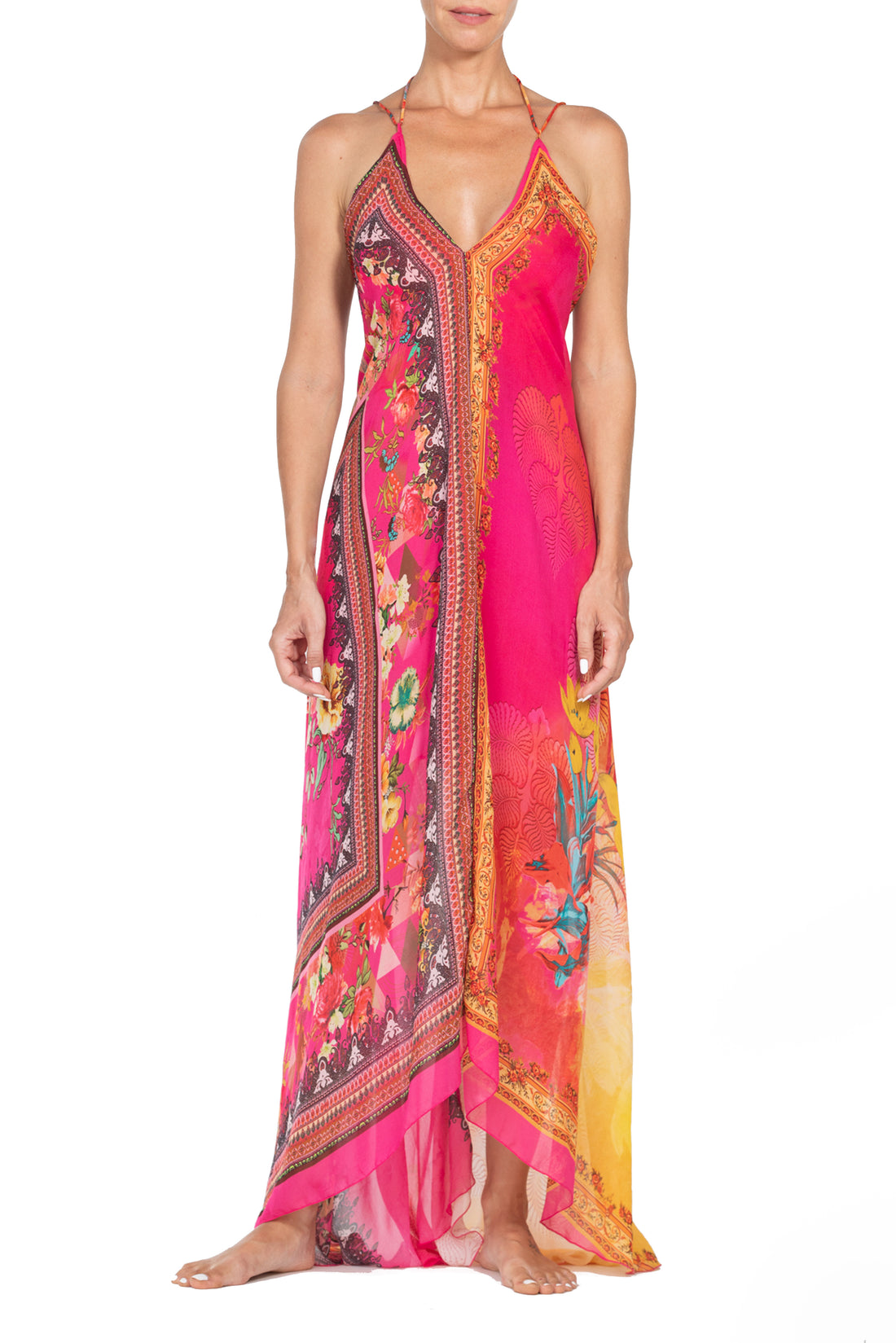 Quella - Georgette Digital Print Dress (7107006496964)