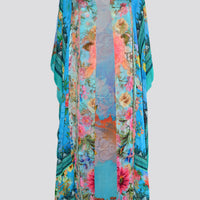 Laurelynn - Rayon Georgette Chiffon Digital Print Long Jacket. (7126054371524)