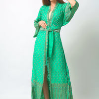 Lizabeta - Hand Cut Silk Long Dress (6766743879876)