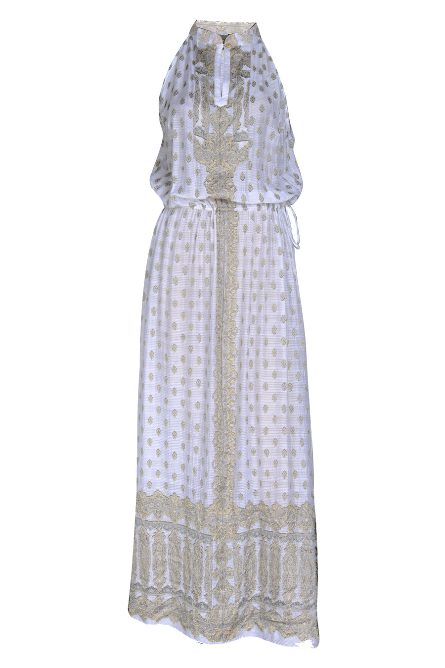 Darena - Hand Cut Silk Long Dress (7107157459140)