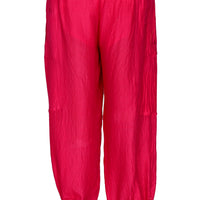 Ellen - Cotton Silk Solid Pants (6974664081604)