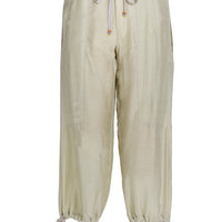 Ellen - Cotton Silk Solid Pants (6974664081604)