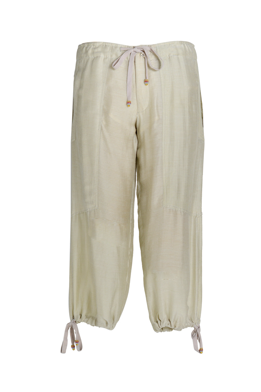 Ellen - Cotton Silk Solid Pants (6974664081604)