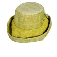 Benson - Hand Cut Silk Handloom Jacquard Hat (7216955392196)