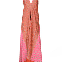 Hillary - Hand Cut Silk Long Dress (7187876511940)