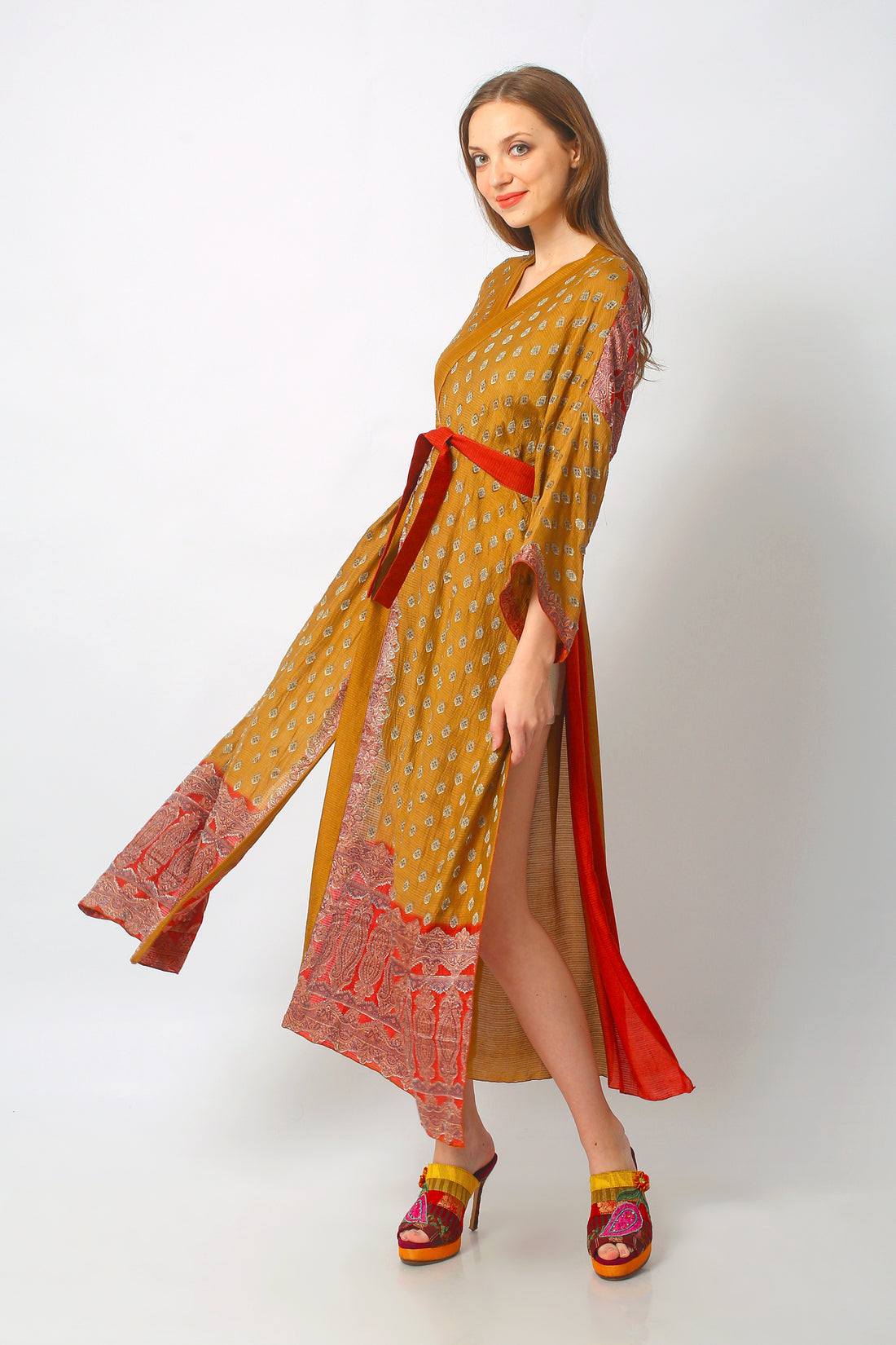 Zalika - Hand Cut Silk Outer Dress (7274513334468)