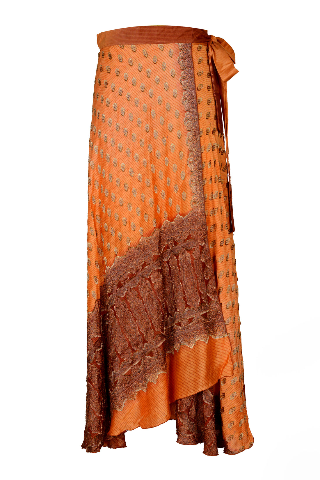 Nawila - Hand Cut Silk Degrade Classic Wrap Skirt (7123893878980)